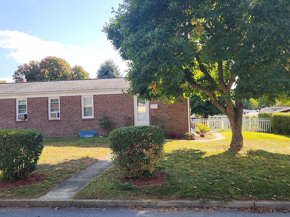 View of the front entrance.