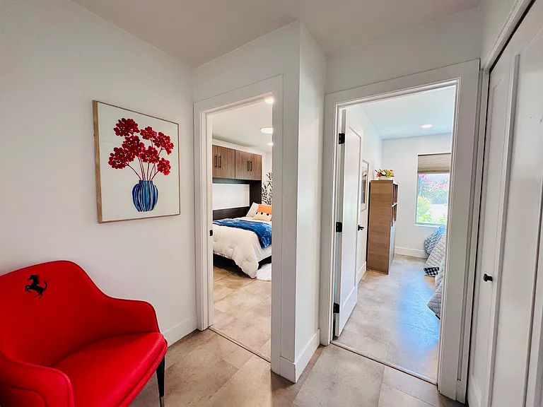 Hallway to the guest bedrooms