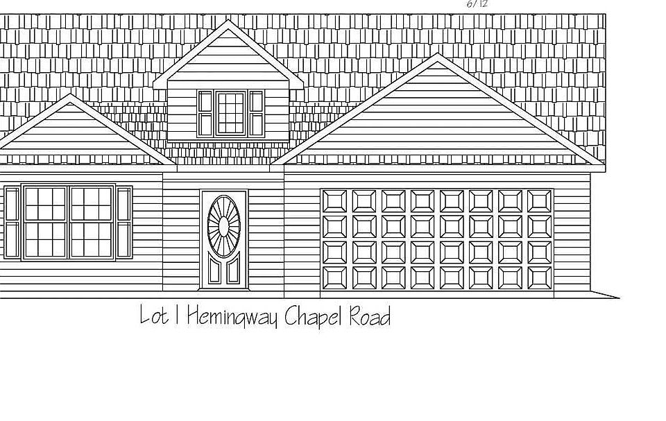 2nd image of 1296 Hemingway Chapel Rd. Lot 01 Oak II W/Dormer Plan