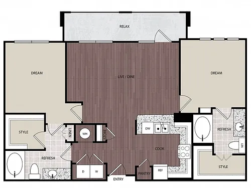 Floor plan B1