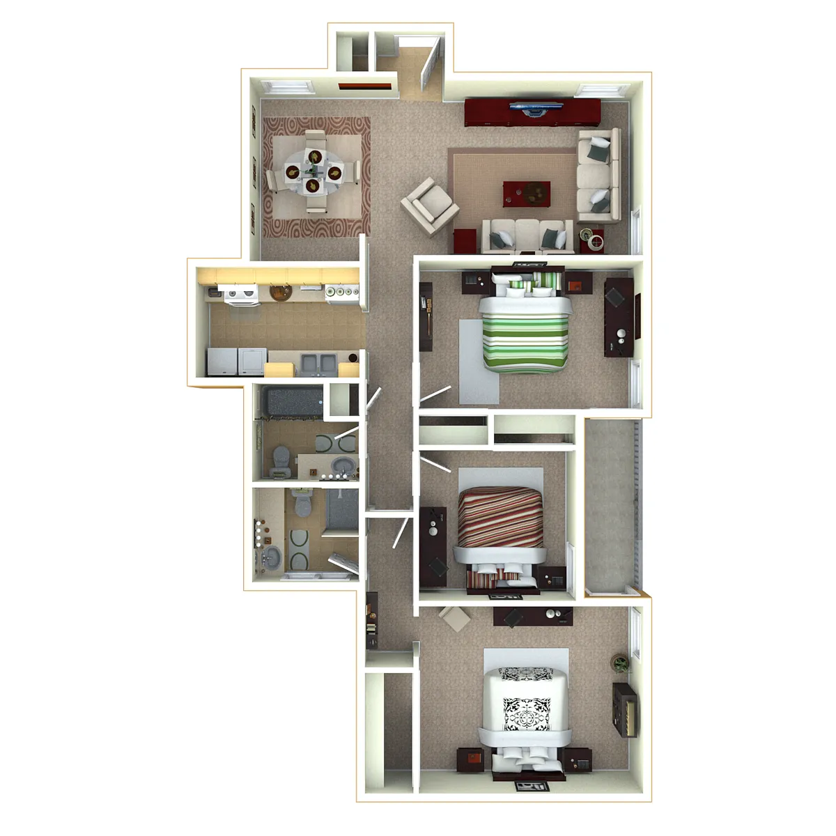 Floor plan Beringer