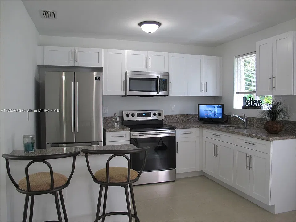 Kitchen set up. This is from the other identical side