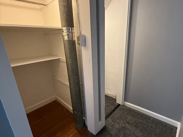 Main level bedroom double closet