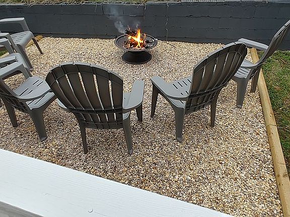 Back yard - fire pit