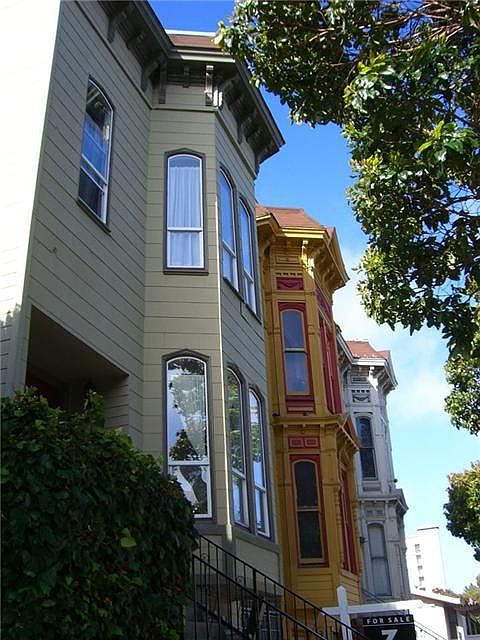 three sisters Victorian row