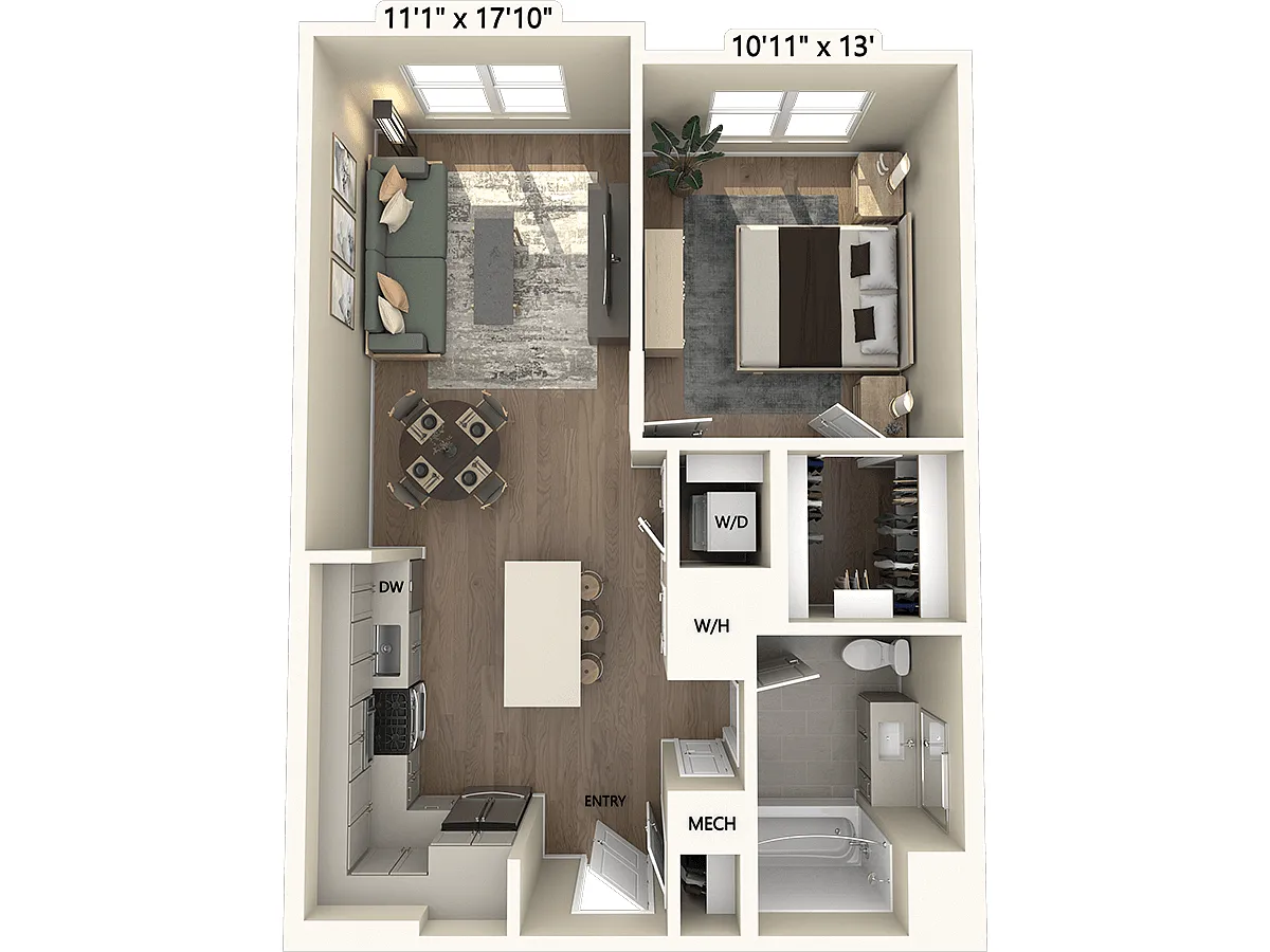 Floor plan A1m2-Upgrade