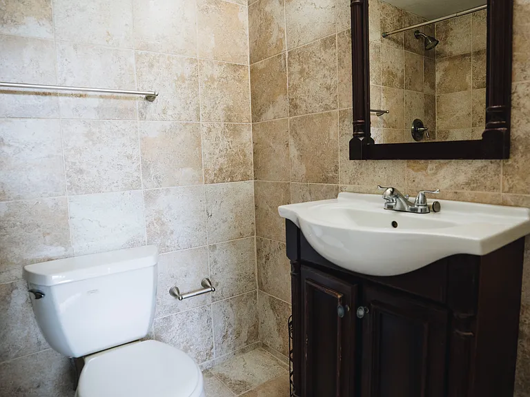 Master bathroom with shower