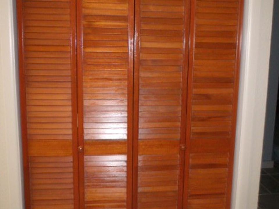 pantry  louvered doors