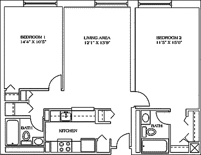 Floor plan The Harvard