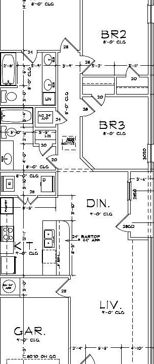 Floor Plan of Unit B