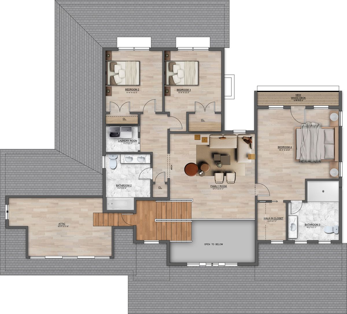 Second Floor - Floor Plan