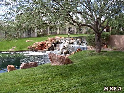 Waterfall Viewed from Patio