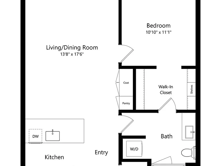 1 Bed 1 Bath in Glendale | 742 sq ft 1 Bed 1 Bath in Glendale | 742 sq ft