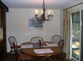 open dining area