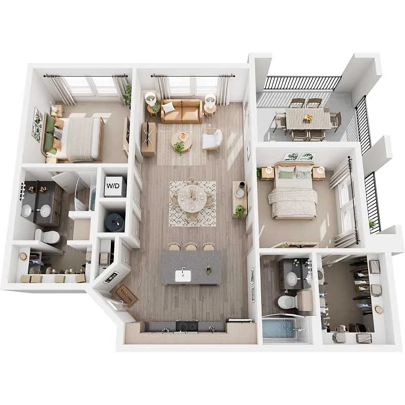 Floor plan B3
