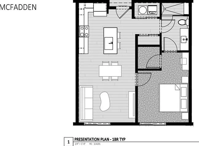 The McFadden -1 Bed The McFadden -1 Bed