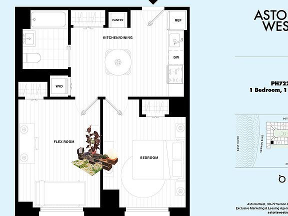 2nd image of 30-77 Vernon Blvd Penthouse 722W