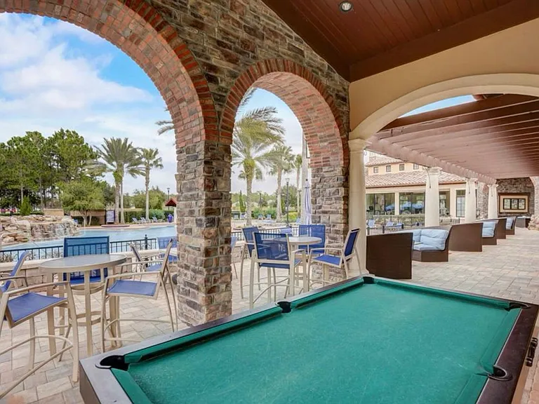 pool table at the club house