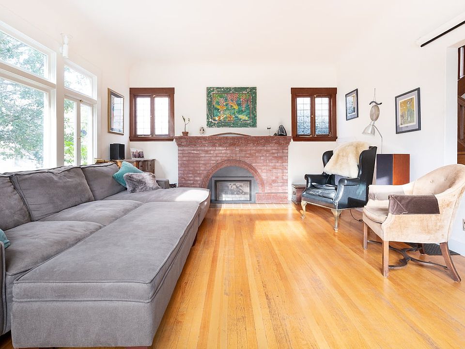 living room with large projector