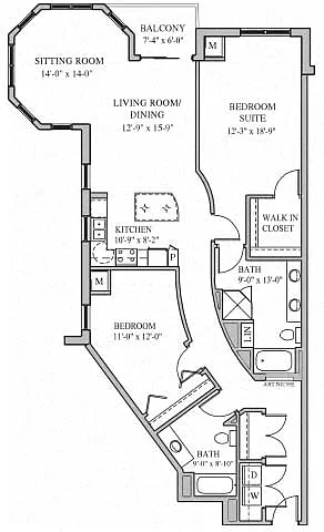 Floor plan Edinborough