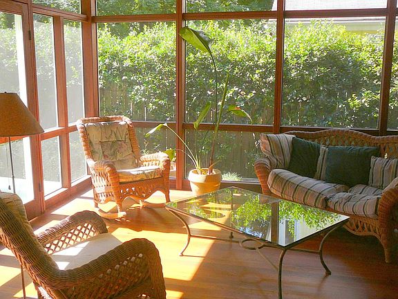 huge screened porch