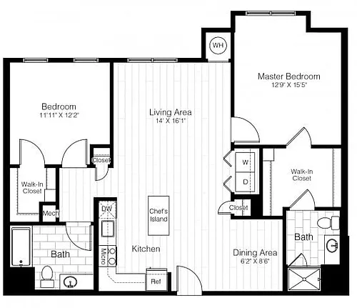 Floor plan B6