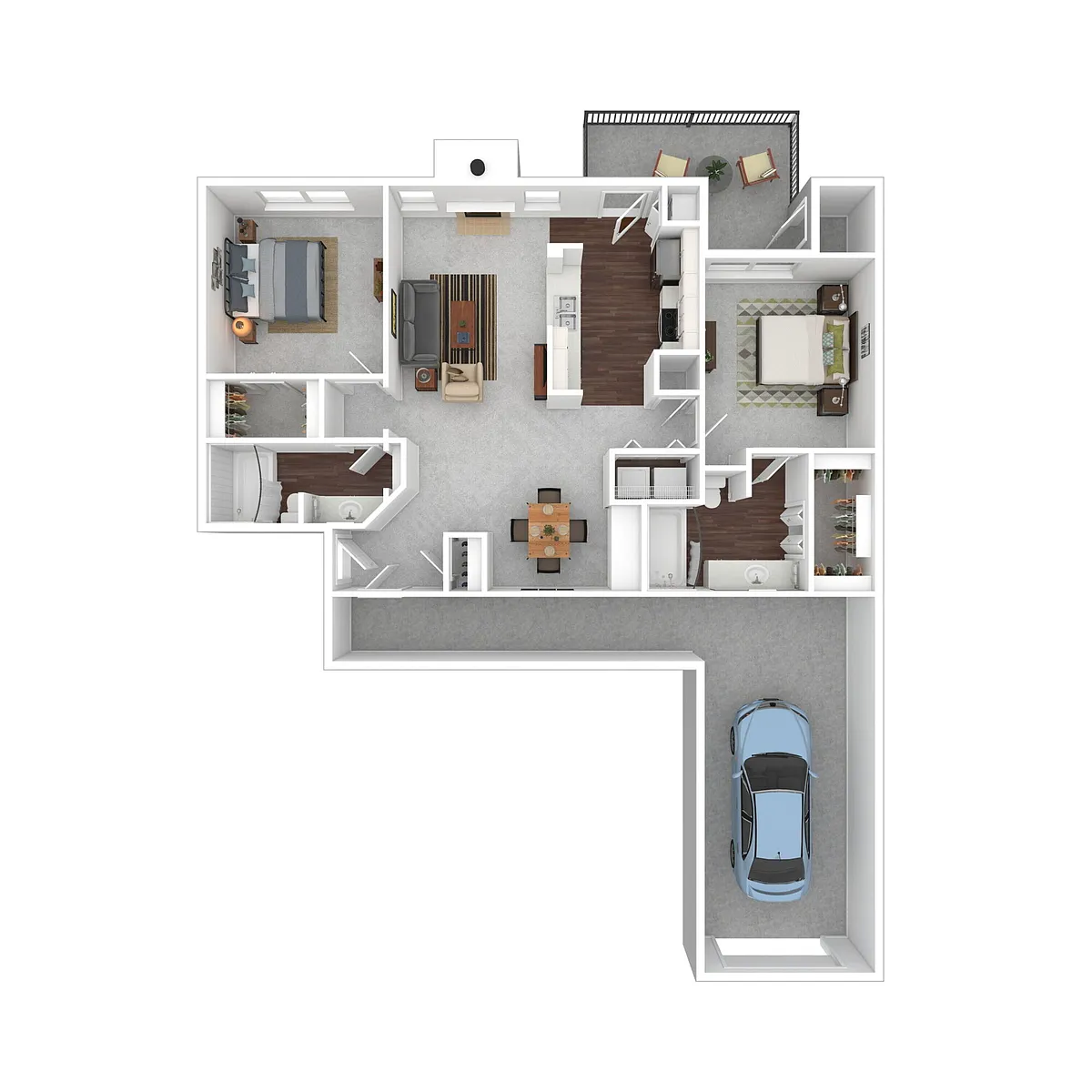 Floor plan The Pont Du Guard | B1