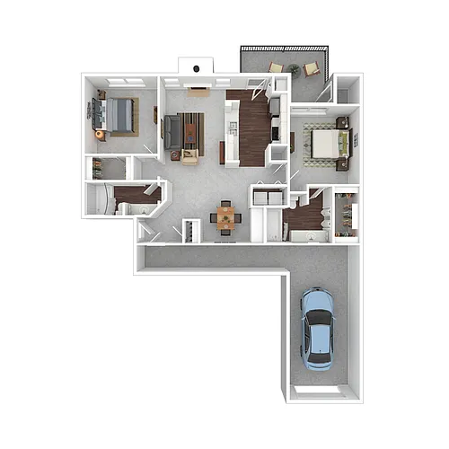 Floor plan The Pont Du Guard | B1