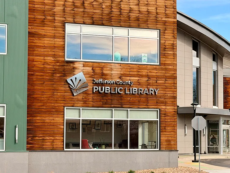Library and Fitness Across the Street