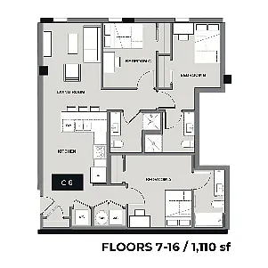 Floor plan C6