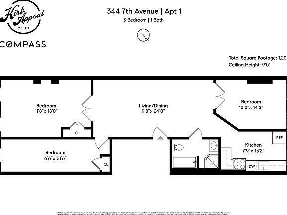 2nd image of 344 7th Ave APT 1