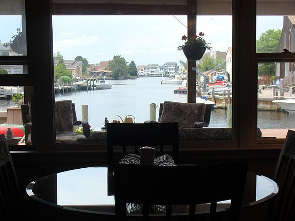 View from dining area