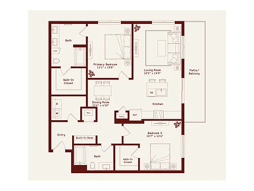Floor plan Bernard
