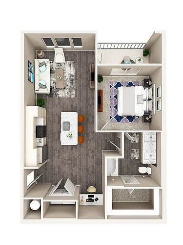Floor plan 1B