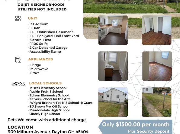 909 Milburn Ave, Dayton, OH 45404