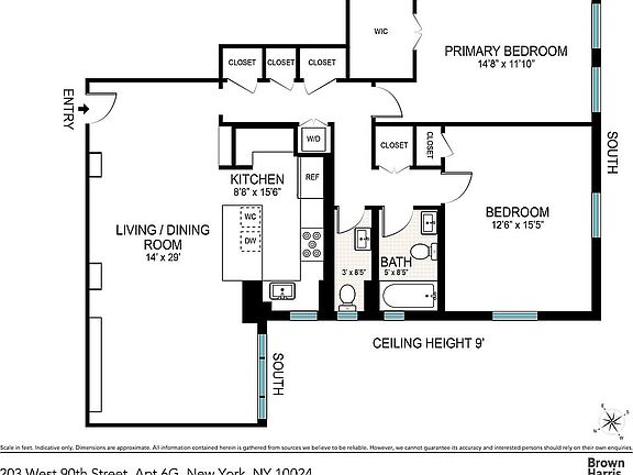 3rd image of 203 W 90th St APT 6G