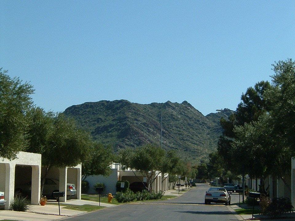 view to the east