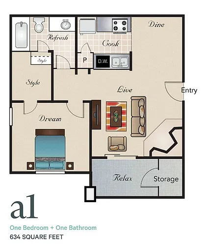 Floor plan A1