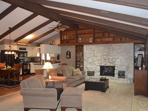 Great Room-kitchen to left