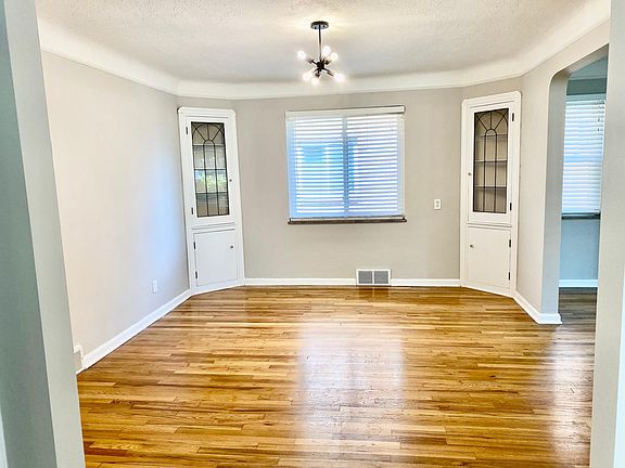 Dining area is open to kitchen and living room