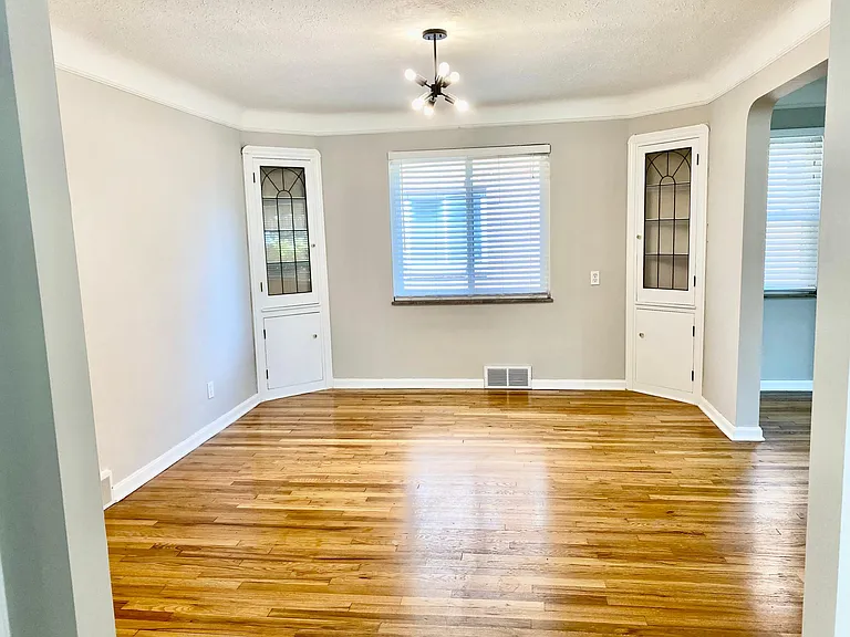 Open Floor Plan with White Trim Throughout