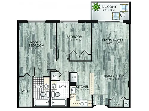 Floor plan Model B