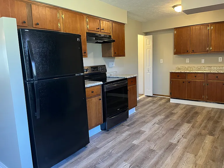 Kitchen with walk-in pantry