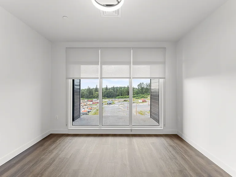 Bedrooms all have custom curtain solutions - Floors 1-4 are pull string, 5th floor are motorized.