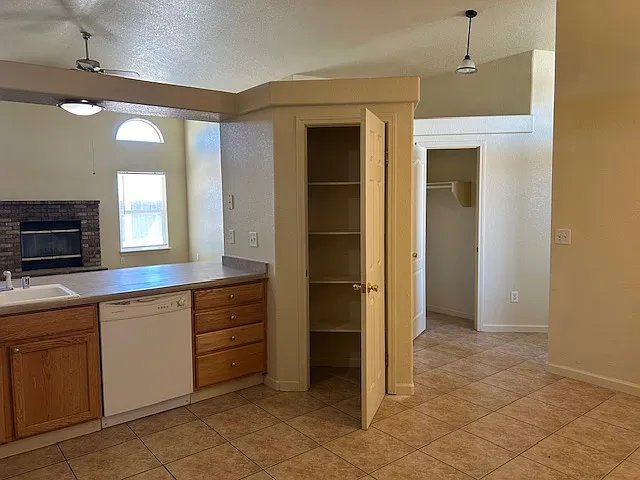 kitchen area- pantry and hallway coat closet