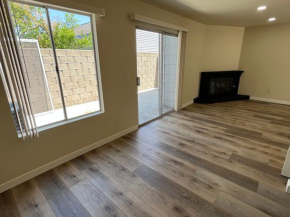 Private back patio off Living Room