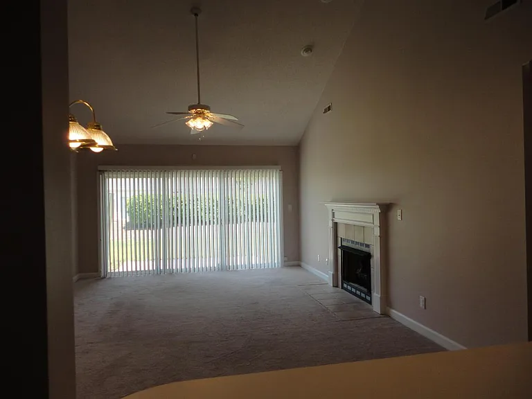 Looking at living area from kitchen