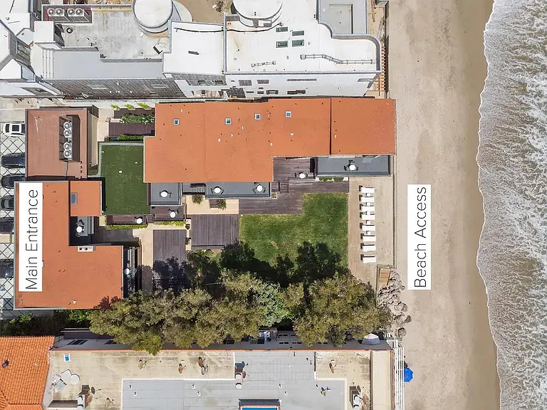 Bird's eye view of SA Beach Suites