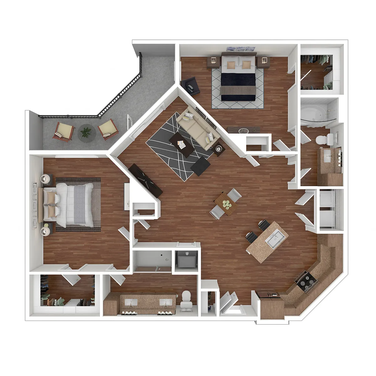 Floor plan B3