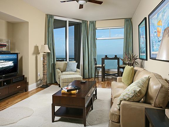 Family Room with views to the Gulf of Mexico